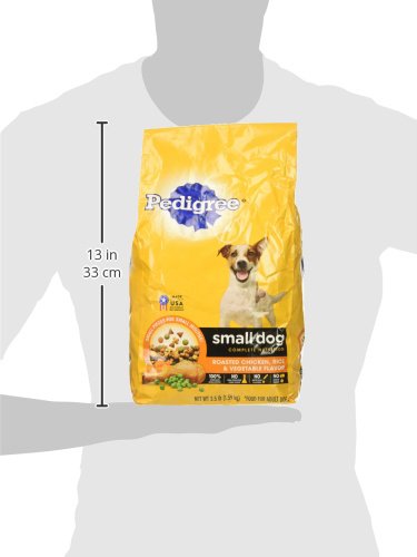 Pedigree-Complete-Nutrition-Adult-Small-Dog-Dry-Dog-Food-Roasted-Chicken-Rice-Vegetable-Flavor-35-lb-Bag Pedigree Complete Nutrition Adult Small Dog Dry Dog Food Roasted Chicken Rice Vegetable Flavor 35 lb Bag