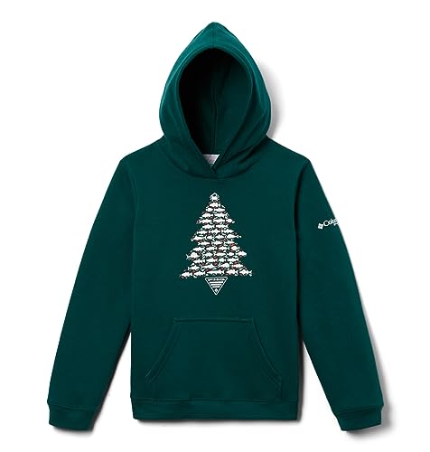 Sweat à capuche Columbia Youth Boys PFG Elements pour enfant coloris Dark Ivy