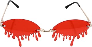 1 Peça De Óculos De Sol De Festa Óculos De Fogo Óculos De Sol Sem Aro Óculos De Festa Cosplay Óculos De Sol Em Forma De Óculos De Sol Óculos De Fogo Óculos De Sol Óculos De