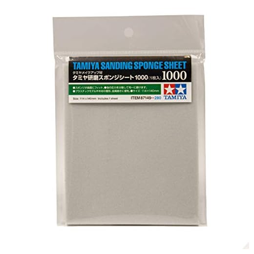 Tamiya 300087149 - Esponja abrasiva (Grano 1000)