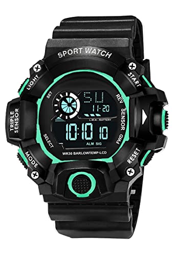 Image of Matrix Sports Digital Watch with 6 LED Backlight & Silicone Strap