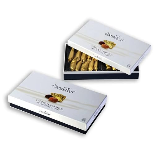 Cardelion Marron Glace - Castañas confitadas, Ocasiones especiales Adecuado para todas las estaciones ((360 gramos 12.6 oz, 20 piezas))