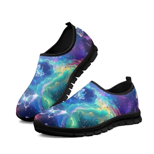 Image of Women's Loafers Slip On Slip Shoe Casual Walking Shoes Non Slip Work Shoes Mesh Athletic Sneakers