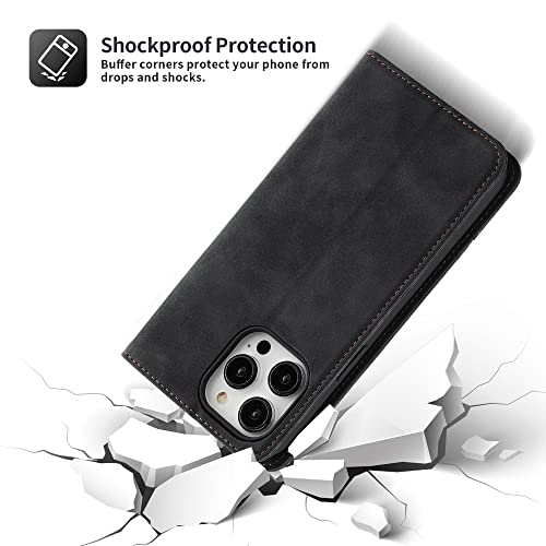 Coque en cuir iPhone 14 Plus et Pro Max etui premium - 5