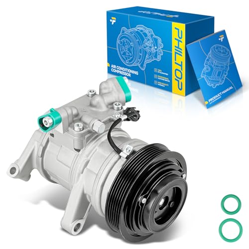 Image of PHILTOP C556 Air Conditioner AC Compressor with Clutch for Jeep Grand Cherokee 1999-2004 4.7L