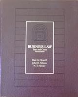 Business law: Text and cases 0030167116 Book Cover