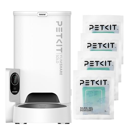 [PETKIT(ペットキット)] 犬・猫用 AIカメラ付 自動給餌機 本体+乾燥剤4個セット P571-SET (B0GSTNV529) Amazon価格推移・価格追跡