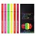 UV Shimmer Glow Liquid Eyeliner Set, 6 Colors Glitter Neon Colored Eyeliners Pen, High Pigmented, Waterproof Smudge-Proof and Long-Lasting Metallic Eye Makeup for Halloween Christmas,Shimmer Yellow