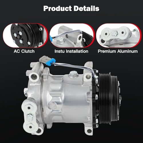 Image of Air Conditioning Compressor for Cadillac Escalade for Chevrolet Blazer