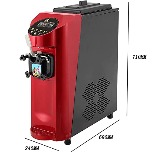 16-26L/H Kommerzielle Softeismaschine, 1200W Eismaschine Mit LED-Anzeige, Automatische Reinigung, Automatische… – Bild 7