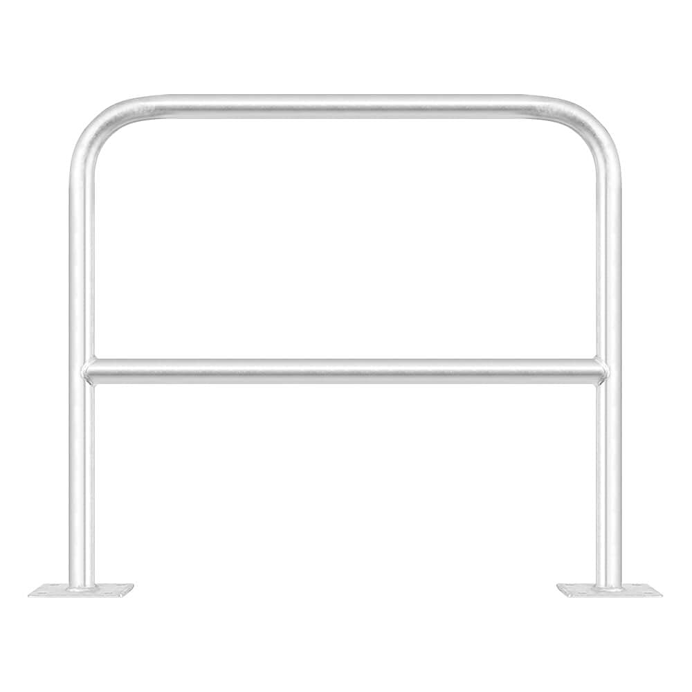 ROBUSTO Wegesperre, Knieholm, fvz, aufdübeln, Stahl, Ø 4,2 cm, 90 x 80 cm, Art.-Nr. 608015 | Anlehnbügel | Fahrradanlehnbügel | Fahrradbügel