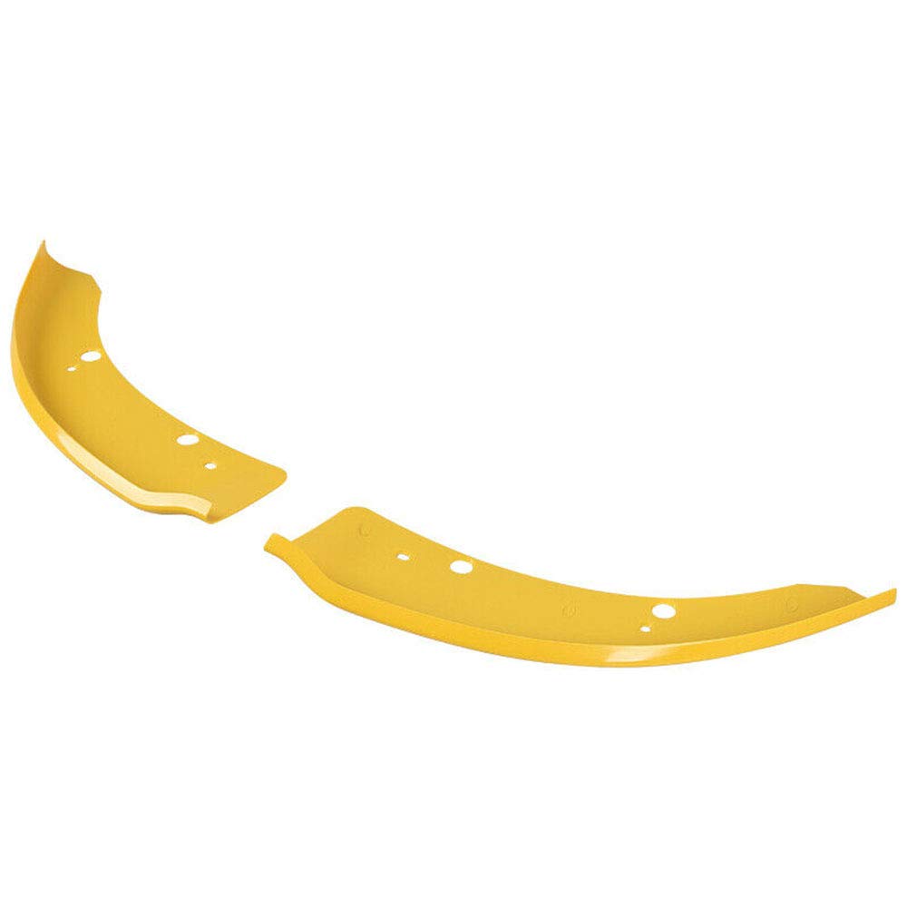 Photo 1 of Pair of Front Bumper Lip Protection Cover, Splitter Protector Compatible with Dodge 2015-2021 Charger SRT/Scat Pack Models (Yellow)