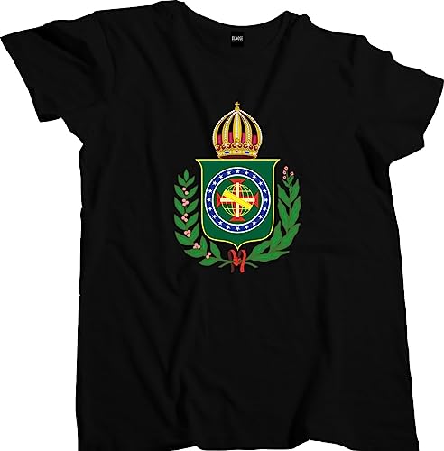 Camisa Masculina Imperio do Brasil patriota Tamanho:GG;Cor:Preto