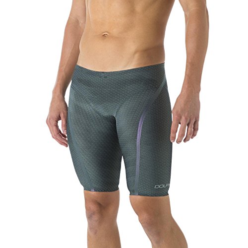 Accusplit Team Suit Specials DOLFIN Men's Lightstrike Tight Leg Jammer,Silver (428),28 Accusplit Team Suit Specials DOLFIN Men's Lightstrike Tight Leg Jammer,Silver (428),28