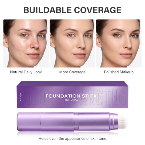 Foundation Stick with Brush 2 in 1 Color Changing - image 5