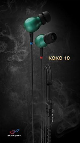 Audiopark KOKO Emerald Green Wearable Braided Wristband in-Ear Headphone