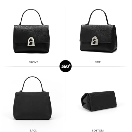 Image of LA FESTIN Small Top Handle Bags for Women Genuine Leather Shoulder Handbag