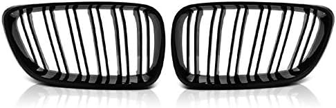 Front Grill Compatible with BMW 2 Series F22 F23 M2 RS-151 Front Central Sport GrillReplacement Kidney Grille Grill Glossy Black Sport Look
