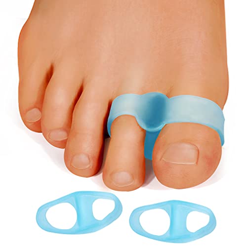 Sumiwish Upgrade Silicone Toe Spacer, 12 PCS Gel Bunion Correctors, Toe Separators with 2 Loops, Big Toe Buddy, Toe Straightener for Feet Relieve Bunion Pain and Correct The Overlapping Toe