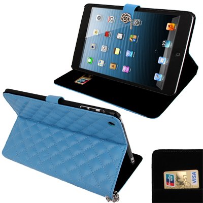 IPad Mini 1/2/3 Cover Custodia Pelle PU Blu