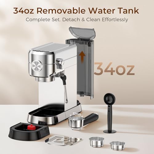 Semi-Automatic Espresso Machine with Wand