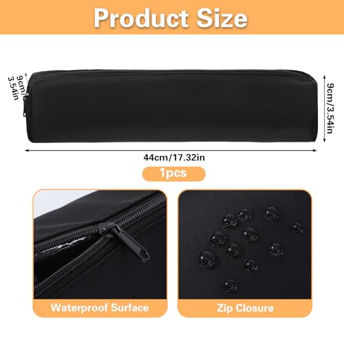 Bolsa para herramientas de pelo resistente al calor negra miniatura 2