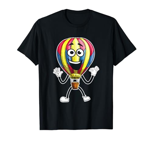 Globo divertido globo aerostático de aire caliente Camiseta