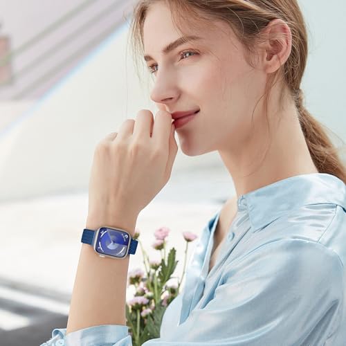 Image of Slim Braided Bands for Apple Watch Band 40mm 41mm 42mm 38mm 46mm 44mm 45mm 49mm Women,Stretchy Solo Loop Nylon Elastic Thin Narrow Skinny Strap for iWatch Ultra 3 SE 3 Series 11 10 9 8 7 6 5 4 3 2 1