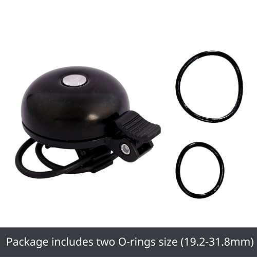 N+1 Bike Bell For Handlebars – Clear, Long, And Loud (Up To 85 Decibels) Aluminum Alloy Bicycle Bell For Adult And Kid Bikes - Perfect For Road, Mountain Or City Bikes #TOP1