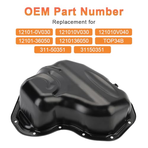Image of Engine Oil Pan Compatible with Toyota RAV4 2009-2017 12101-0V030