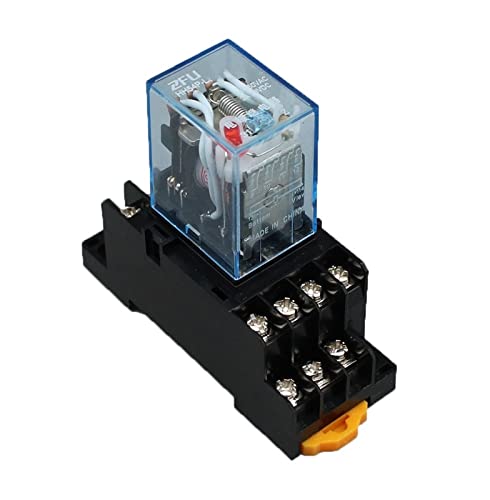 Relé MY4NJ de alta fiabilidad electromecánica 220V de 14 pines con base robusta 5
