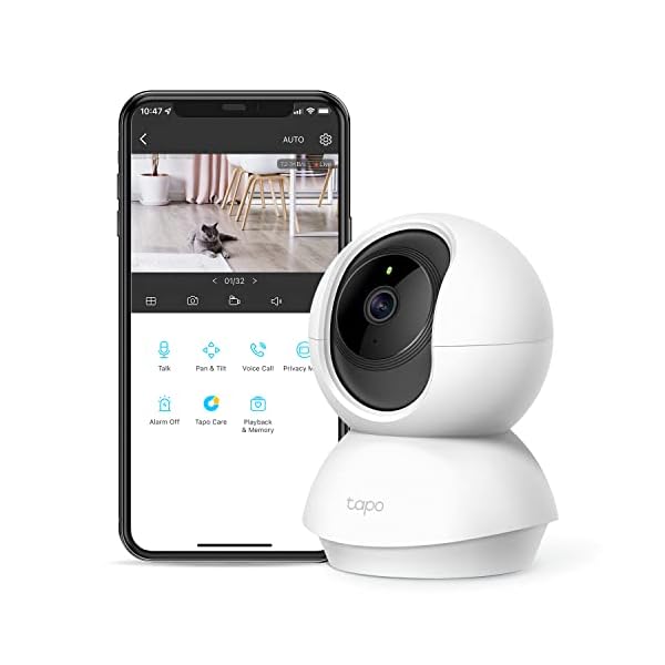 TP-Link-Tapo-PanTilt-Security-Camera-for-Baby-Monitor-Pet-Camera-w-Motion-Detection-1080P-2-Way-Audio-Night-Vision-Cloud-SD-Card-Storage-Works-with-Alexa-Google-Home-Tapo-C200 TP-Link-Tapo-PanTilt-Security-Camera-for-Baby-Monitor-Pet-Camera-w-Motion-Detection-1080P-2-Way-Audio-Night-Vision-Cloud-SD-Card-Storage-Works-with-Alexa-Google-Home-Tapo-C200
