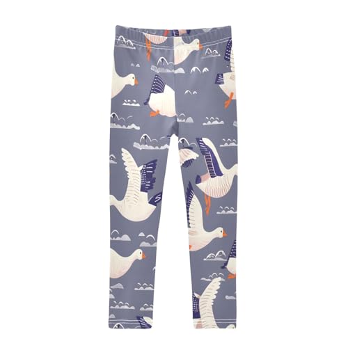 Bolaz Toddler Girls Leggings Printed Yoga Pants Leggings Wild Geese Line for Kids