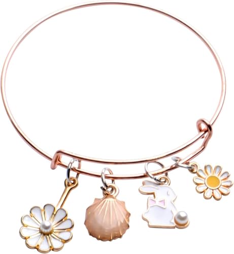 Street27® 1 Set 31pcs DIY Mixed Assorted Gold Plated Enamel Charm Unicorn Flower Dress Fish Shell Moon Star Animals Pendant DIY for Necklace Bracelet Jewelry Making and Crafting Charms