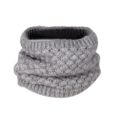 KESYOO Unisex Thick Knit Neck Warmer Circle Scarf Cozy Chunky Loop Scarf for Men and Women Deep Ideal for Cold Weather Fashion and Comfort