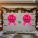 Giant Pink Car Bow - Big Gift Wrap Bow for Car(16 inch, 1 Pack), Big Bow for Present, Bike, Appliances, Huge Pink Bow for Mother's Day, Birthday, Party, Christmas Decoration.