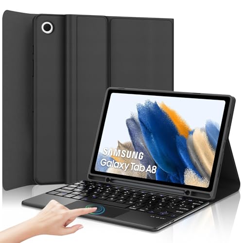 Teclado para Samsung Tab A8 que soluciona la falta de letra Ñ y ratón en fundas comunes