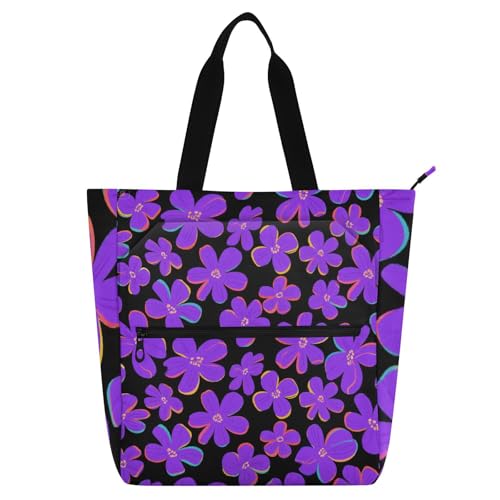 Bolsa de libros con bolsillos con cremallera ideal para ir al trabajo