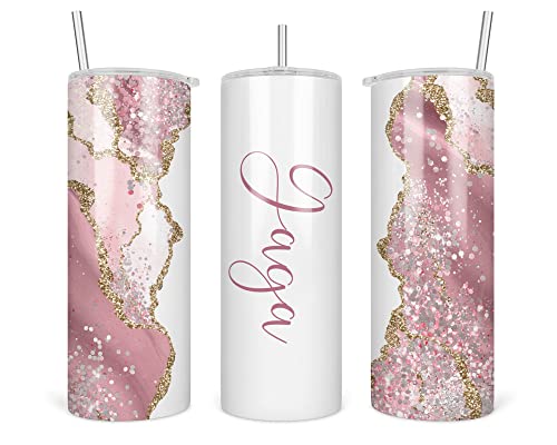 HTDesigns Vaso Gaga para abuela para el día de la madre, taza de viaje Gaga, vaso para abuela para el día de la madre, bonito regalo para el día de la madre