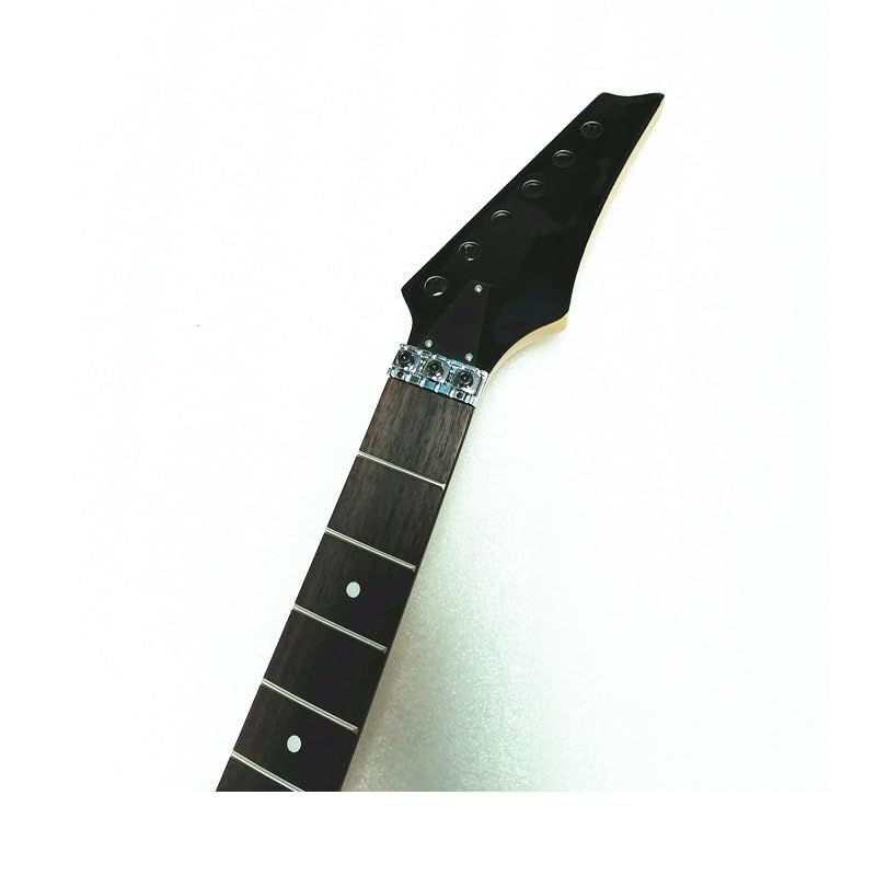 Manico in acero for chitarra elettrica a 24 tasti con corde for Blocco Accessori for Parti Strumenti musicali Guitarra
