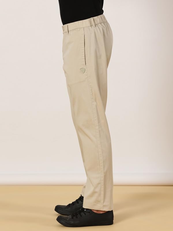Image of BEEVEE Solid Lounge Wear Bottoms for Men