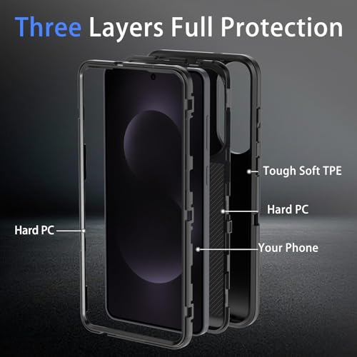 Coque pour Samsung Galaxy S25 Slim protection robuste 3 en 1 antichoc avec film objectif - 5