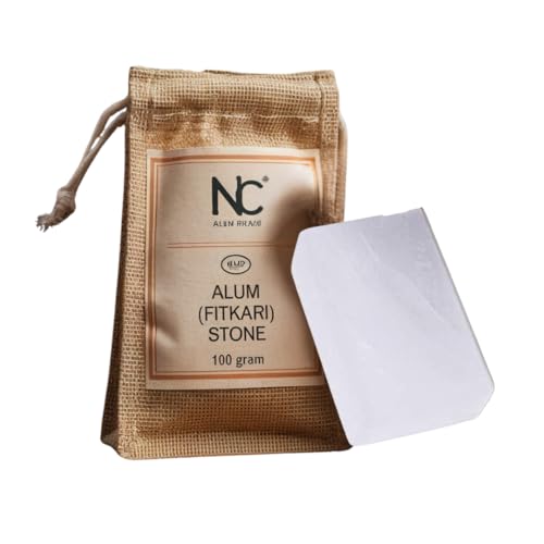 Image of ncgift Alum Bar | Premium shaving phitkari | phitkari stone for skin (fitkari bar) | Alum Stone for face | Water purification, Skin Tightening, Underarm Deodrant| Gentle,Effective & Natural After Shave Lotion alternative| Chemical-Free Shaving Kit Aid