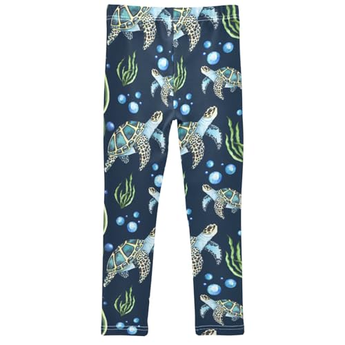 Piggy Pig Love Heart Print Girl's Leggings Soft Ankle Length Active Stretch Pants Bottoms Kids Dance Yoga Tights 4-10 Years2