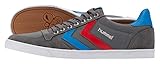 Herren Hummel Herren Hummel Slimmer Stadil Low-Top, Grau Castle Rock Ribbon Red Brilliant Blue, 40 EU