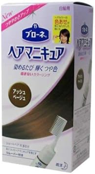 ブローネヘアマニキュア アッシュベージュ クシ付 ブローネ 白髪染め 通販 Amazon