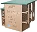 JCS Wildlife Nutty Mansion Squirrel House – Spacious, Durable, and Eco-Friendly Shelter for Backyard Wildlife (Tan/Green)