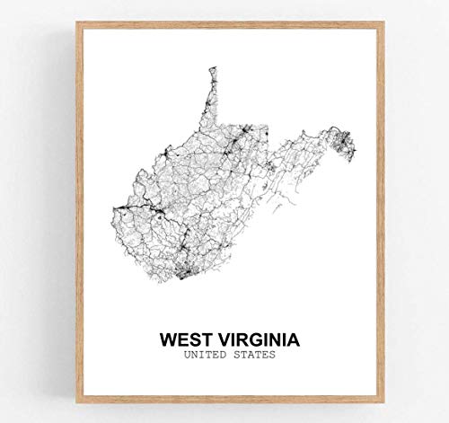Eleville 11X14 Unframed West Virginia United States Country View Abstract