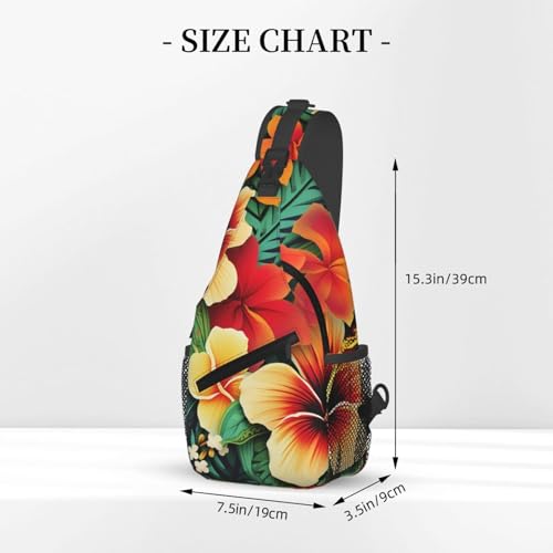 Mochila de Pecho Tipo Sling Negra para Senderismo miniatura 3
