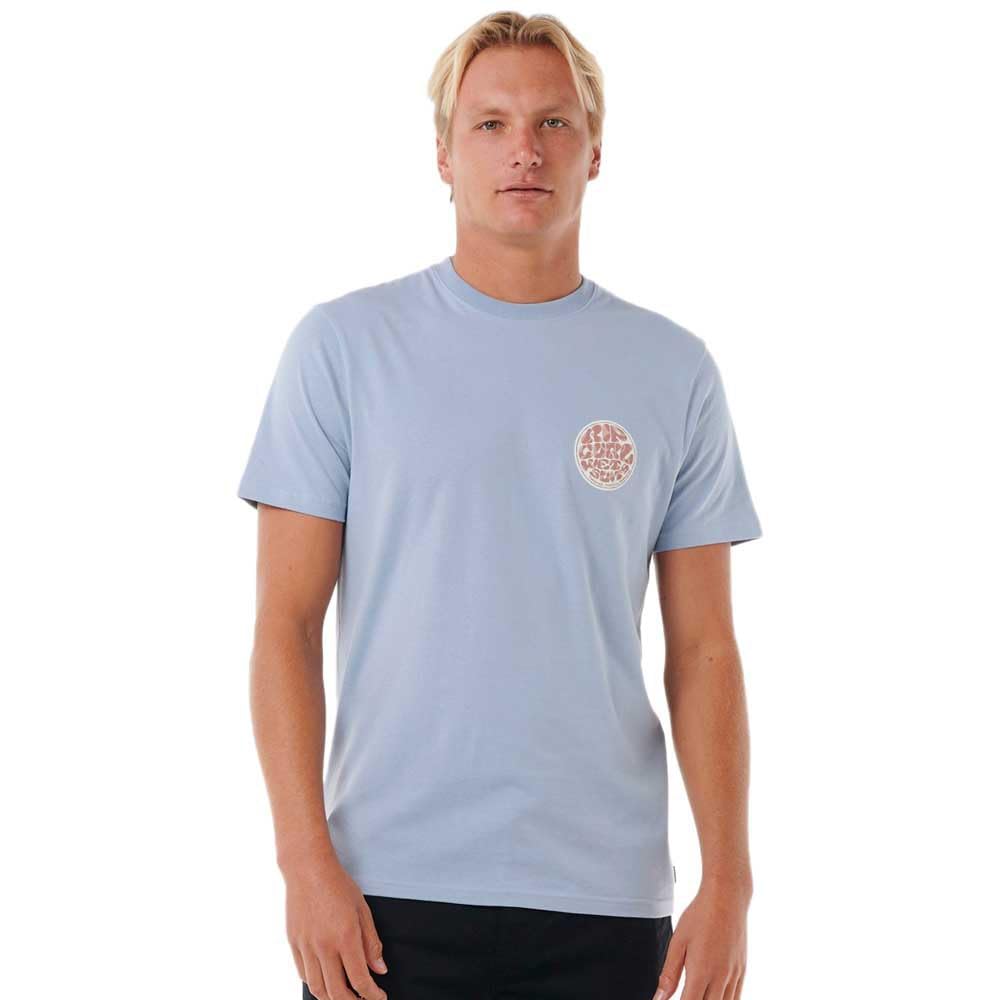 Rip Curl Men's Spray Blue Wettie Passage Icon Tee T Shirt Top